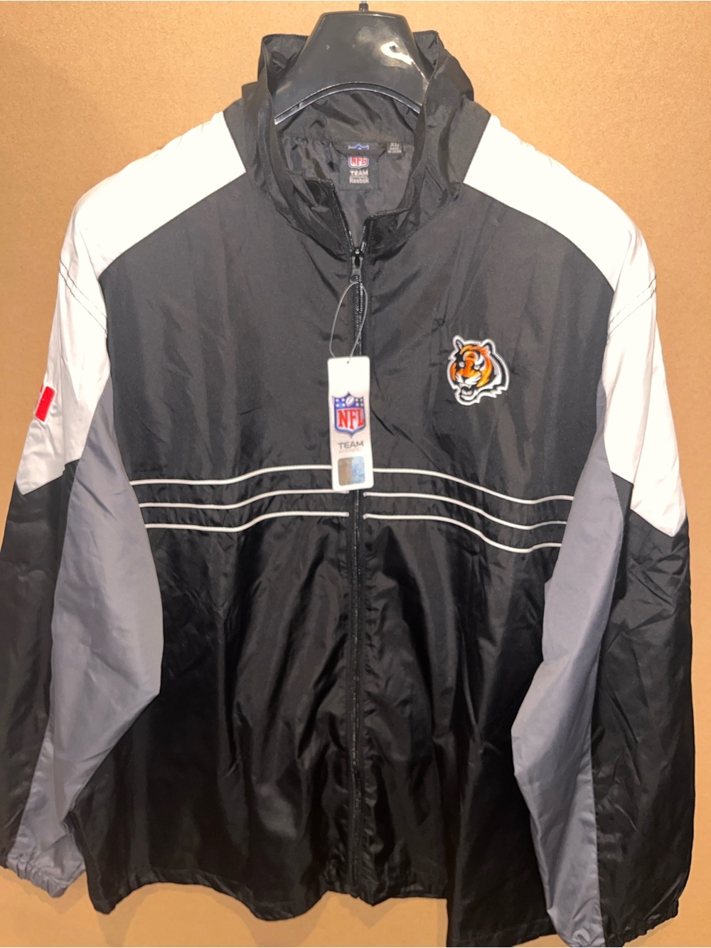NWT Vintage NFL Reebok Cincinnati Bengals Sports Illustrated Jacket Adult Sz XL